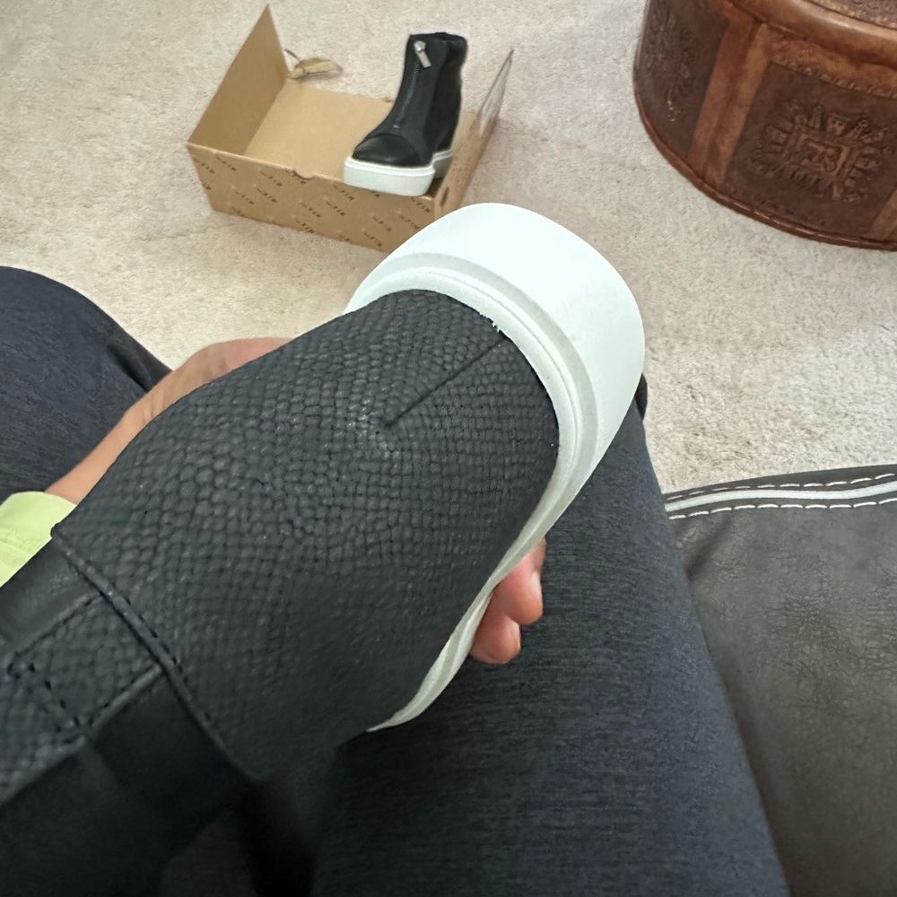 Mix No.6 Black and White Stylish Ankle Sneaker